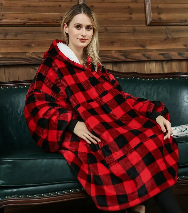 poncho-plaid