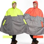 Poncho vélo jaune orange