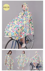 poncho ethnique pour cycliste