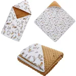 poncho voiture doux pour bébé