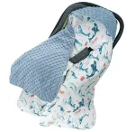 poncho confortable pour bébé en voiture