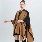 cape chic pour femme ceinturée
