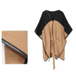 vêtements d'hiver femme poncho en cachemire