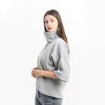 poncho femme élégant en plaid