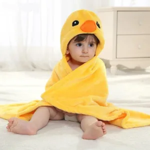 cape de bain bébé animaux