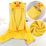 poncho de bain pour enfant avec capuche