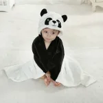 cape de bain bébé panda