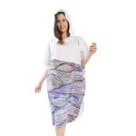 poncho de bain tendance vague