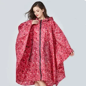 cape de pluie rouge