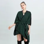 cape féminine avec ceinture ajustable