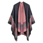 poncho élégant femme hiver