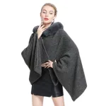 poncho femme avec capuche