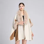 cape femme en fourrure