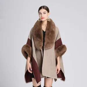 cape fourrure femme