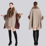 couverture en fourrure pour femme
