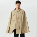 cape homme moderne poncho