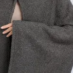 poncho en laine pour femme