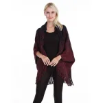 poncho de couleur élégante