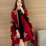 châle poncho femme