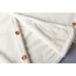 poncho bébé coton hiver