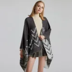 gilet poncho femme