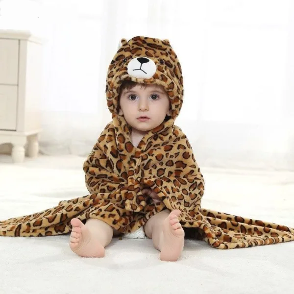 grande cape de bain bébé