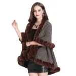 poncho femme chaud et confortable