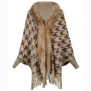manteau poncho hiver