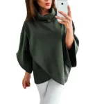 poncho femme style plaid