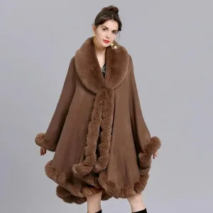 peignoir poncho femme polaire