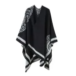 poncho en laine pour femme