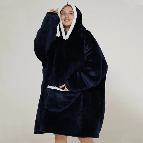 plaid poncho adulte