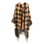 châle en cachemire plaid