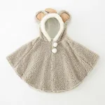 poncho à capuche enfant