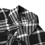 poncho à carreaux pour hommes