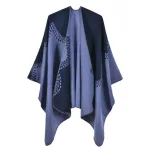 couverture poncho douce pour femme