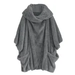 vêtement confortable poncho homme