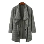 poncho à rayures pour homme