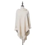 poncho avec capuche ajustable