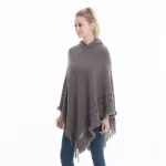 poncho chic avec capuche