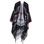 poncho élégant bohème