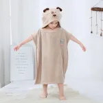 poncho bain enfant chien
