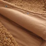 poncho bébé style agneau
