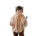 poncho en laine pour bébé