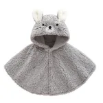 poncho doux agneau bébé