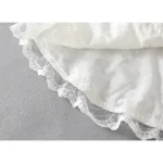 poncho blanc doux pour enfant