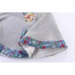 poncho coton enfant pour temps froid