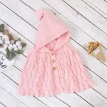 poncho pour bébé en laine