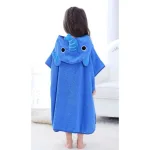 poncho bleu pour enfant