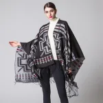 poncho en tissu naturel